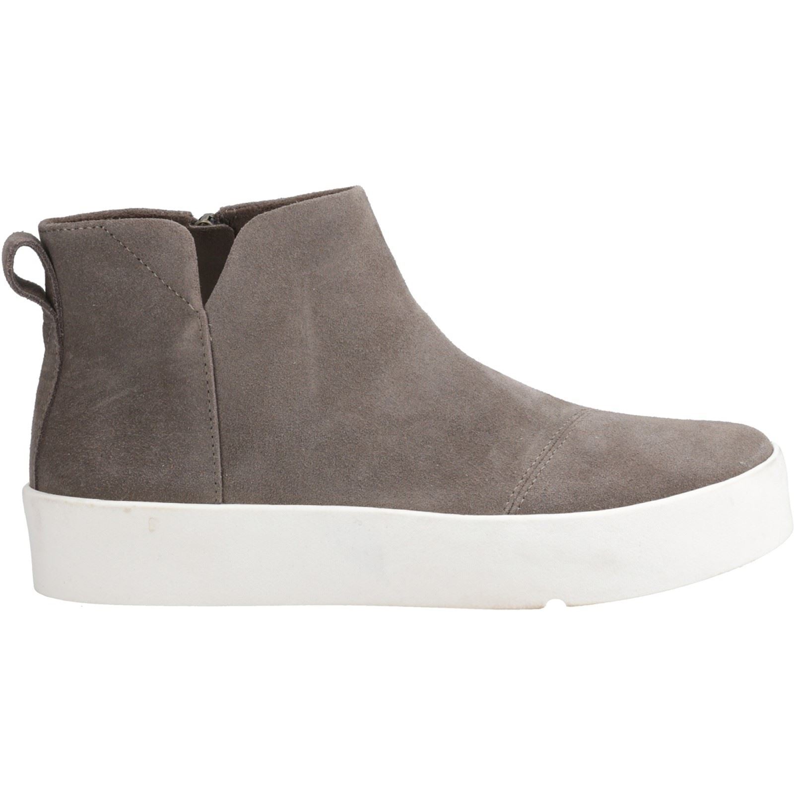 TOMS Verona Mid Leather Women's Grey Boots