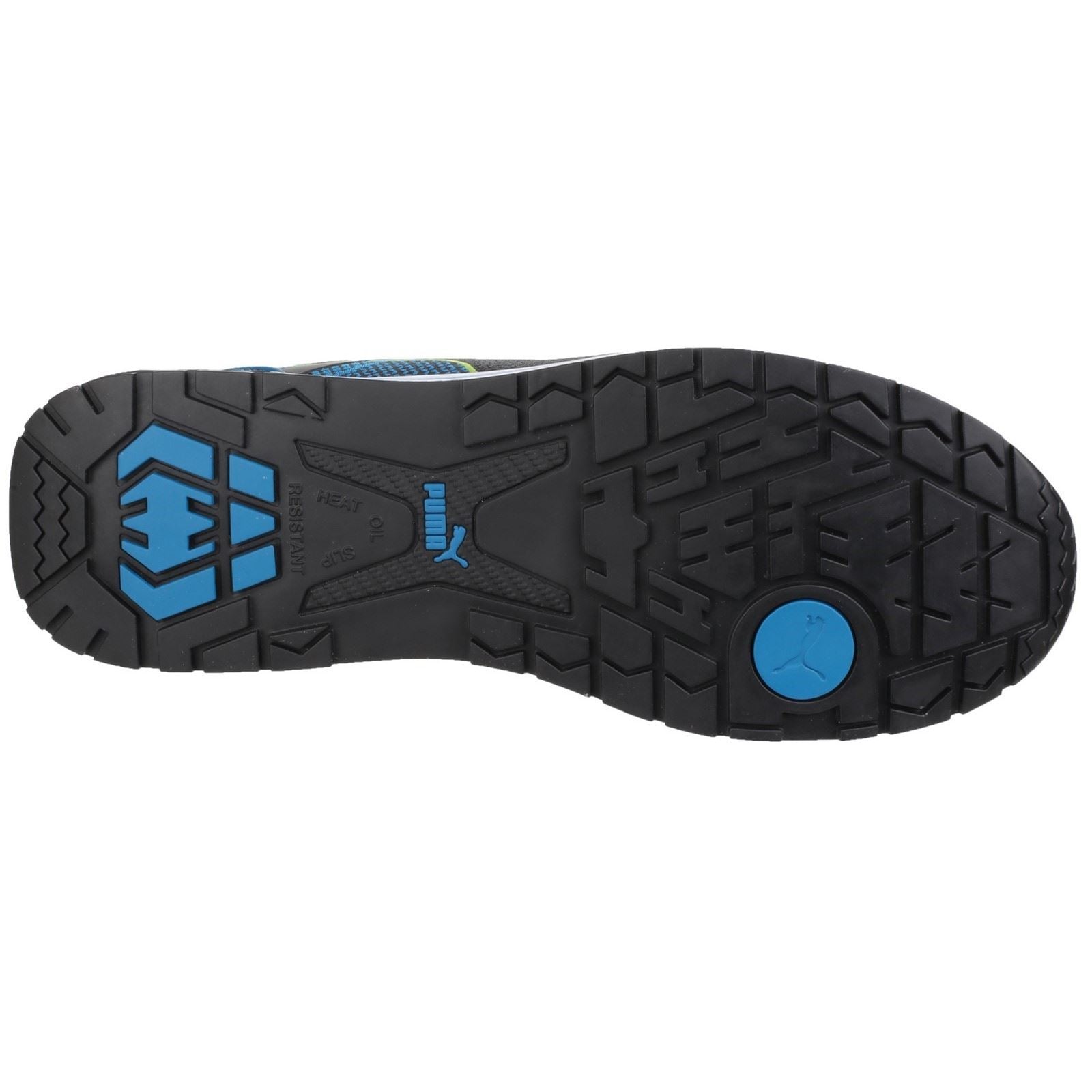 Puma Safety Blaze Knit Low Textile Blue Safety Sneakers