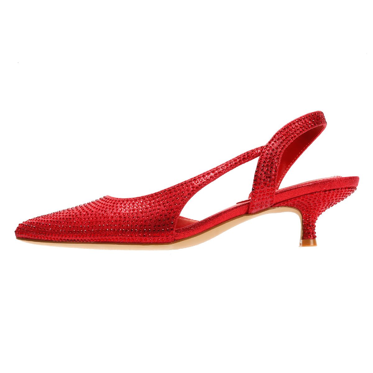 French Connection Venus Women's Red Kitten Heels
