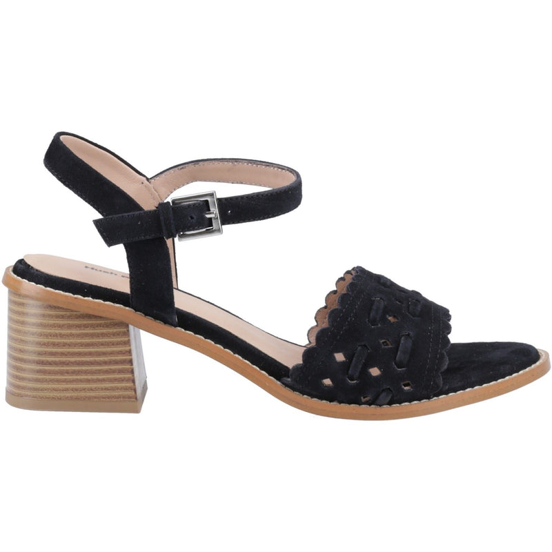 Hush Puppies Lacie Suede Women's Black Sandals
