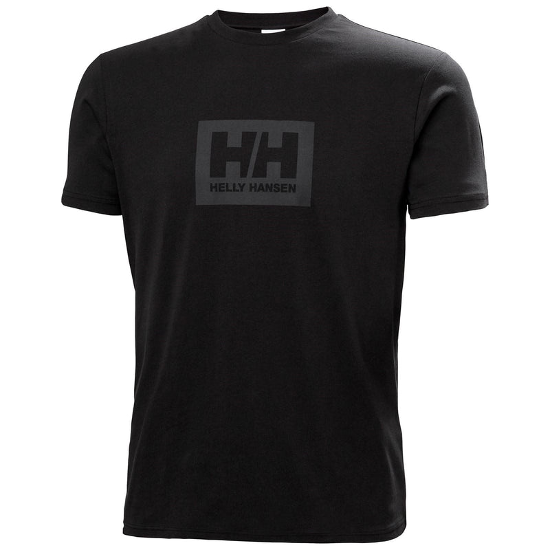 Helly Hansen Sport HH Box 2.0 Cotton Men's Black T-Shirt