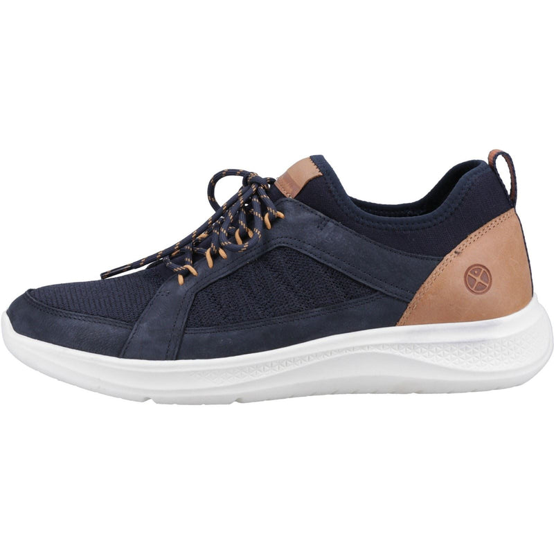 Hush Puppies Elevate Textile Men's Navy Sneakers