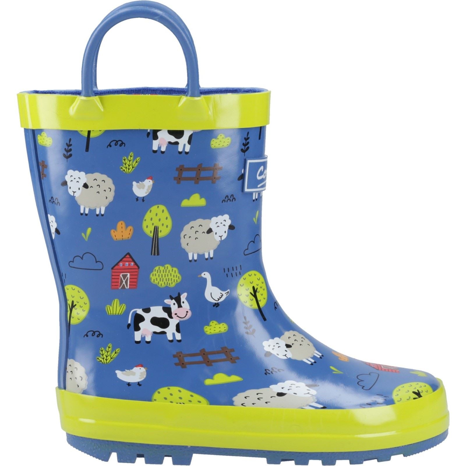 Cotswold Puddle Rubber Kid's Farm Wellington Boots