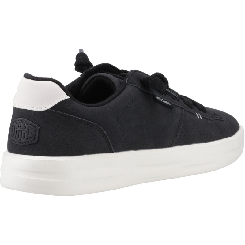 HEYDUDE Karina Duo Classic Synthetic Women's Black Sneakers