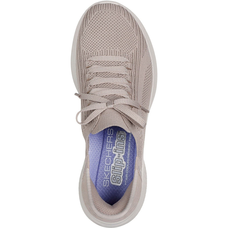 Skechers Ultra Flex 3.0 Brilliant Path Textile Women's Taupe Sneakers