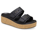 Crocs Brooklyn Buckle Women's Black Sandals