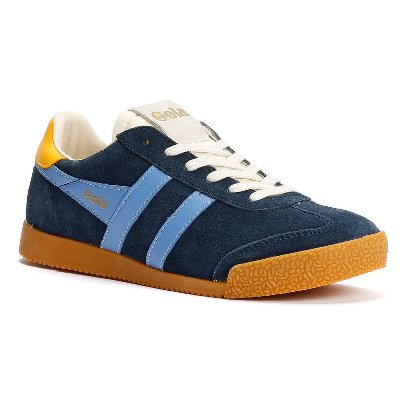 Gola Elan Suede Women's Navy/Vista Blue/Sun Sneakers