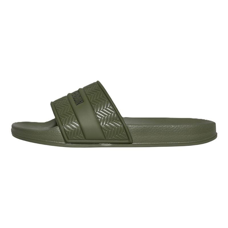 Penguin Paradise Men's Khaki Slides