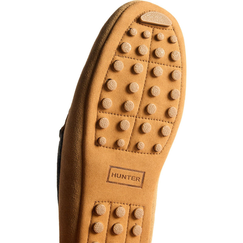 Hunter Moccassin Slipper Suede Men's Biscuit Slippers
