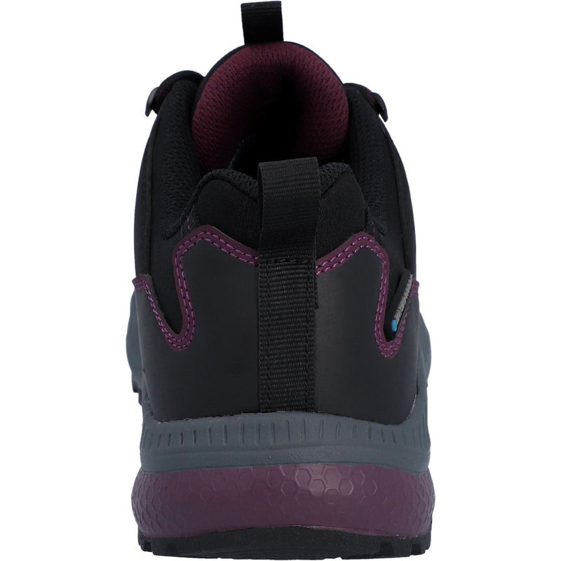 Hi-Tec Stealth Low Womens Synthetic Women's Black/Purple Hiking Boots