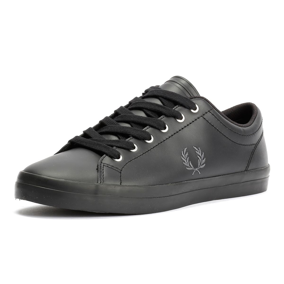 Fred Perry Baseline Leather Men's Black Sneakers