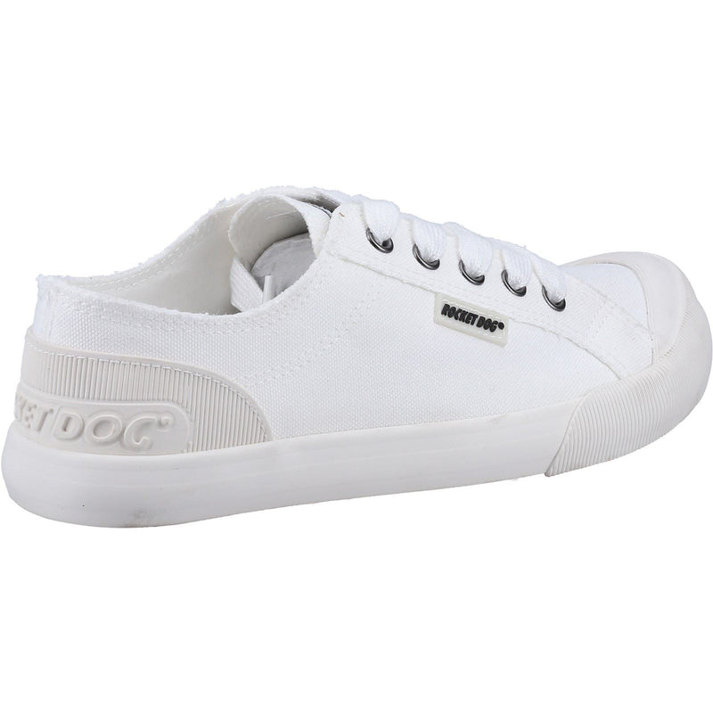 Rocket Dog Jazzin 12A Canvas Cotton Women's White Sneakers