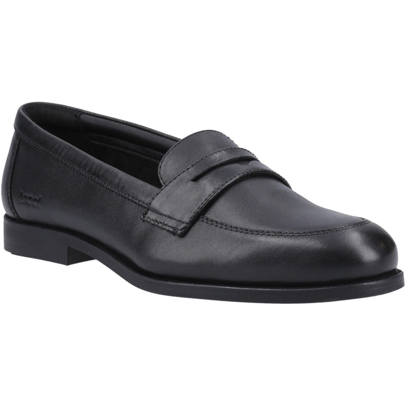 Pod Islay Leather Girls's Black Loafers