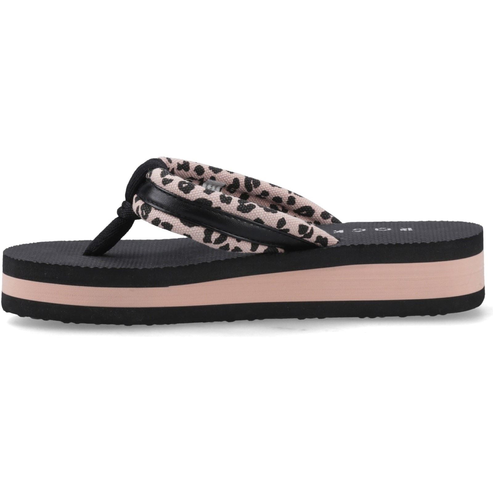 Rocket Dog Monica Leon Leopard Textile Women's Light Pink Espadrilles