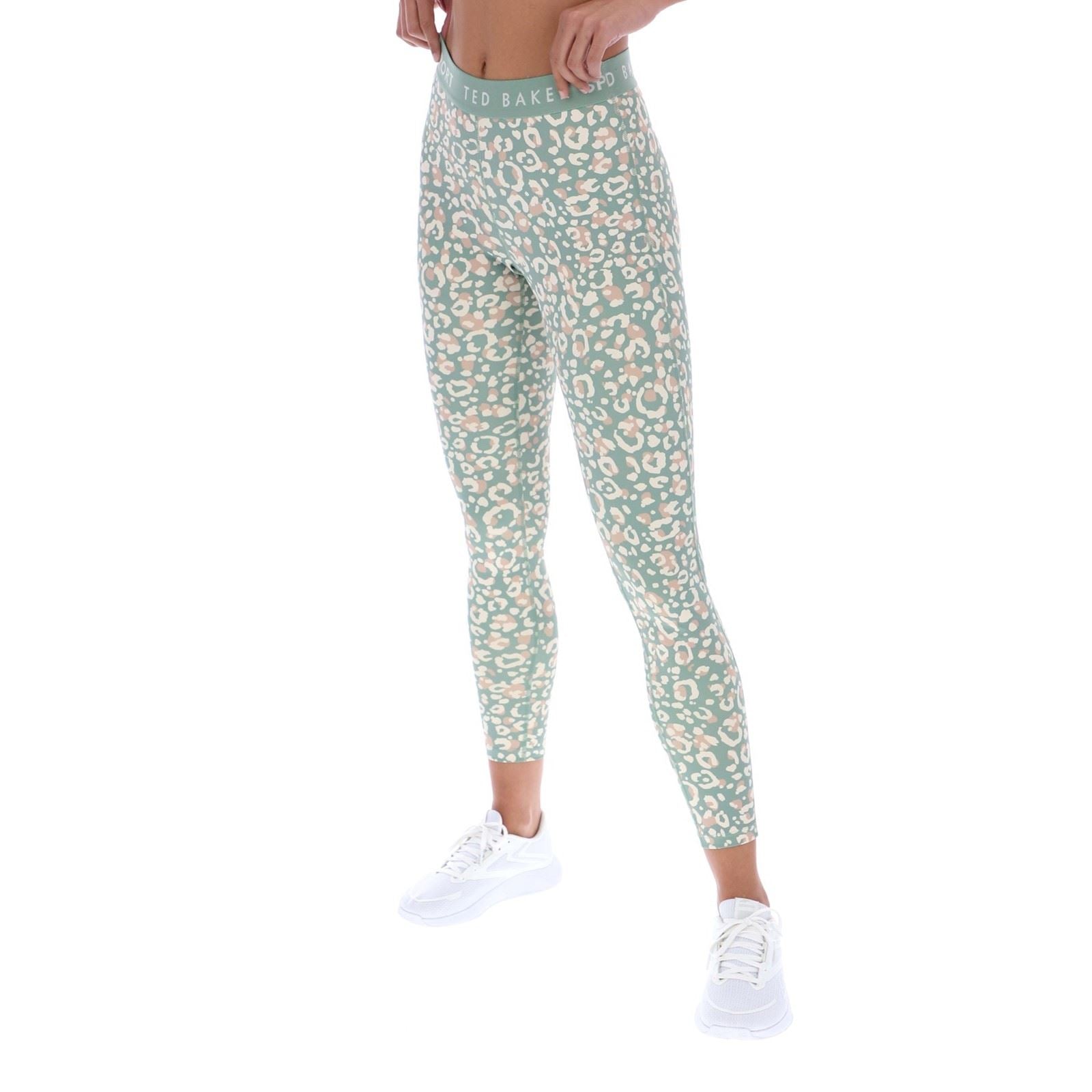 Ted Baker APPLE TBWLS2636 Polyester Women's Green Sports Leggings