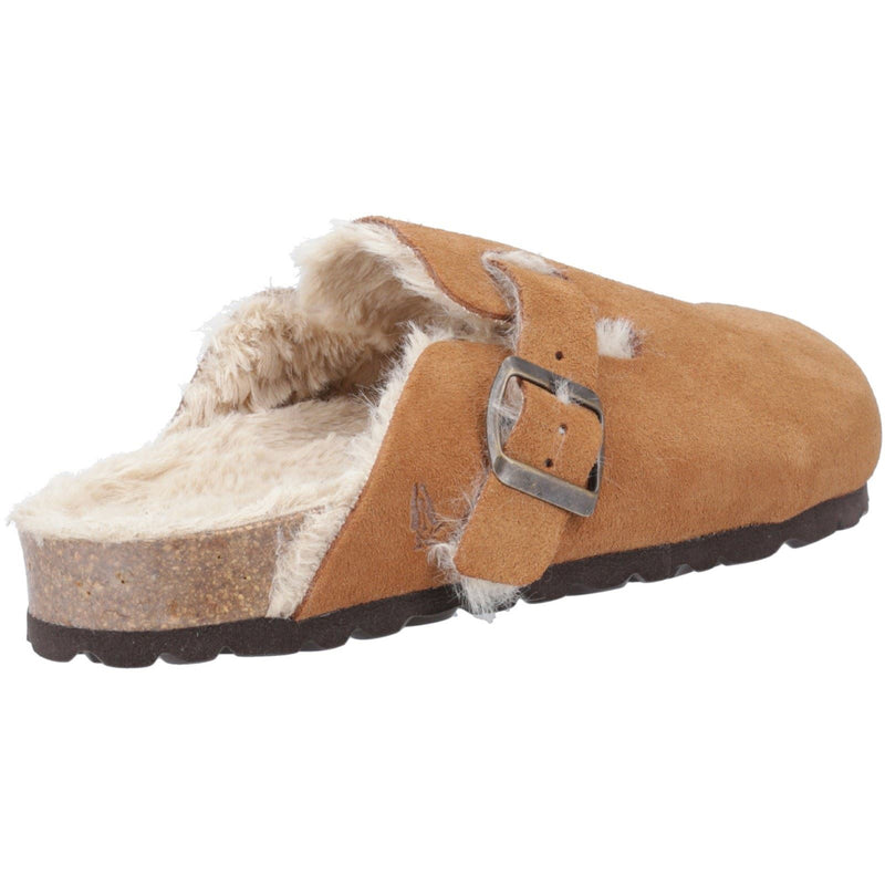 Hush Puppies Jade Leather Women's Tan Slippers