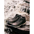 Hi-Tec Eurotrek Lite Waterproof Faux Leather Men's Dark Chocolate Hiking Boots
