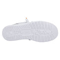 HEYDUDE Wally Funk Open Mesh Polyester/Spandex/Cotton Men's White Boat Shoes