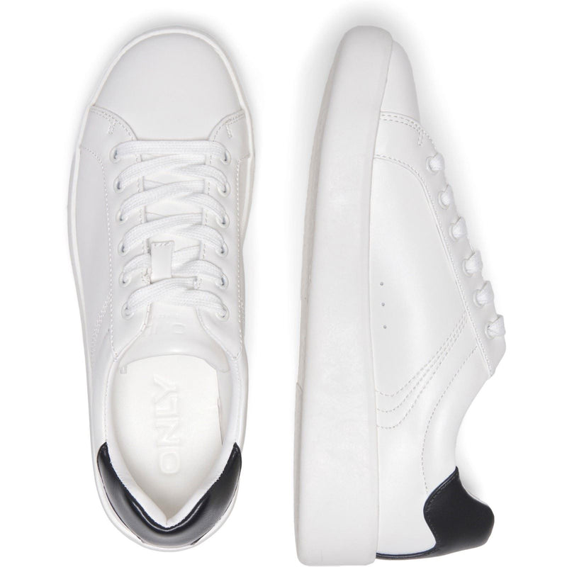 ONLY SOUL-4 Synthetic Women's White/Black Sneakers