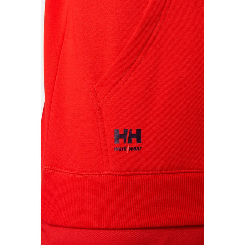Helly Hansen Workwear Manchester Cotton Men's Red Hooded Sweatshirt