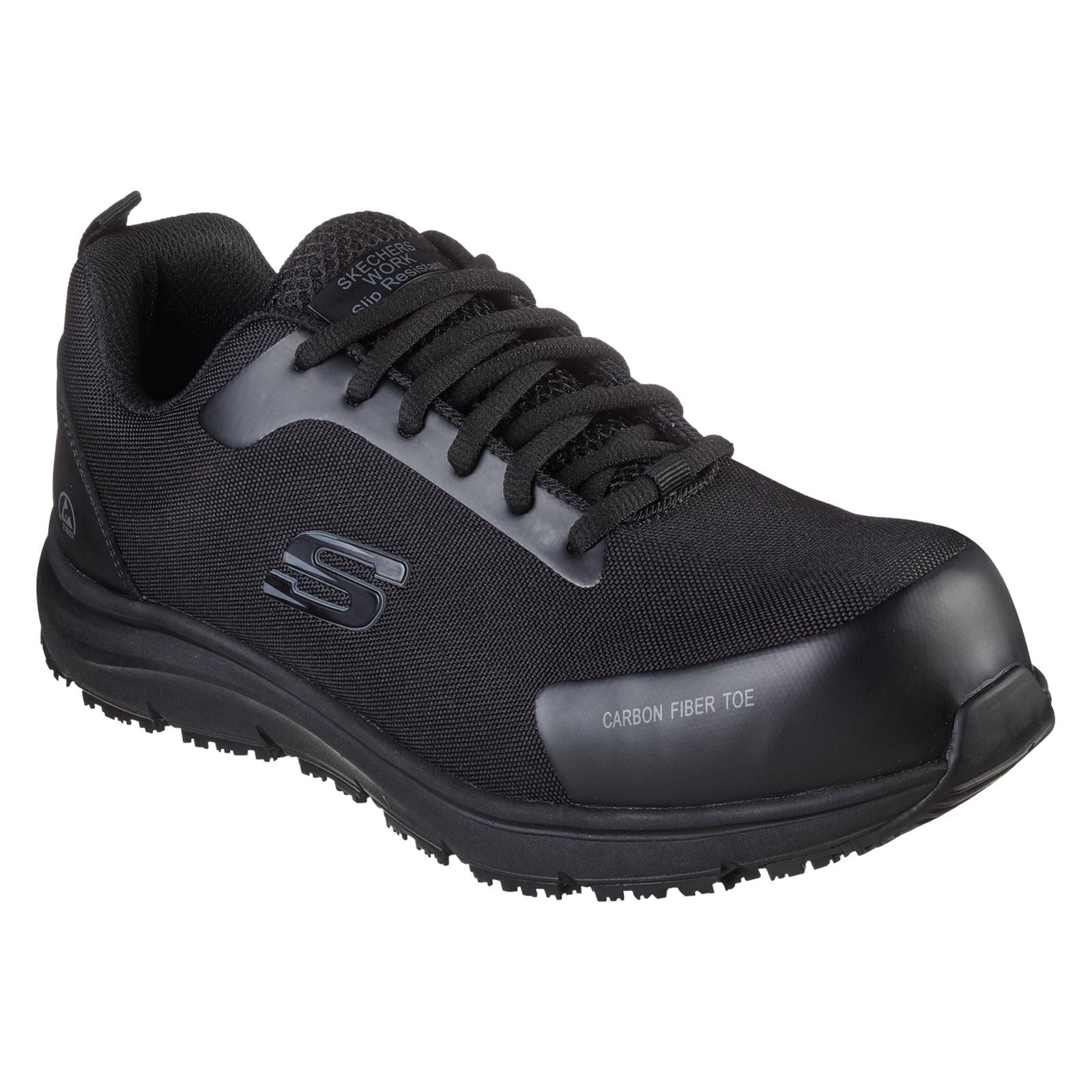 Skechers Workwear Ulmus SR Safety Toe Mesh Men's Black Safety Sneakers