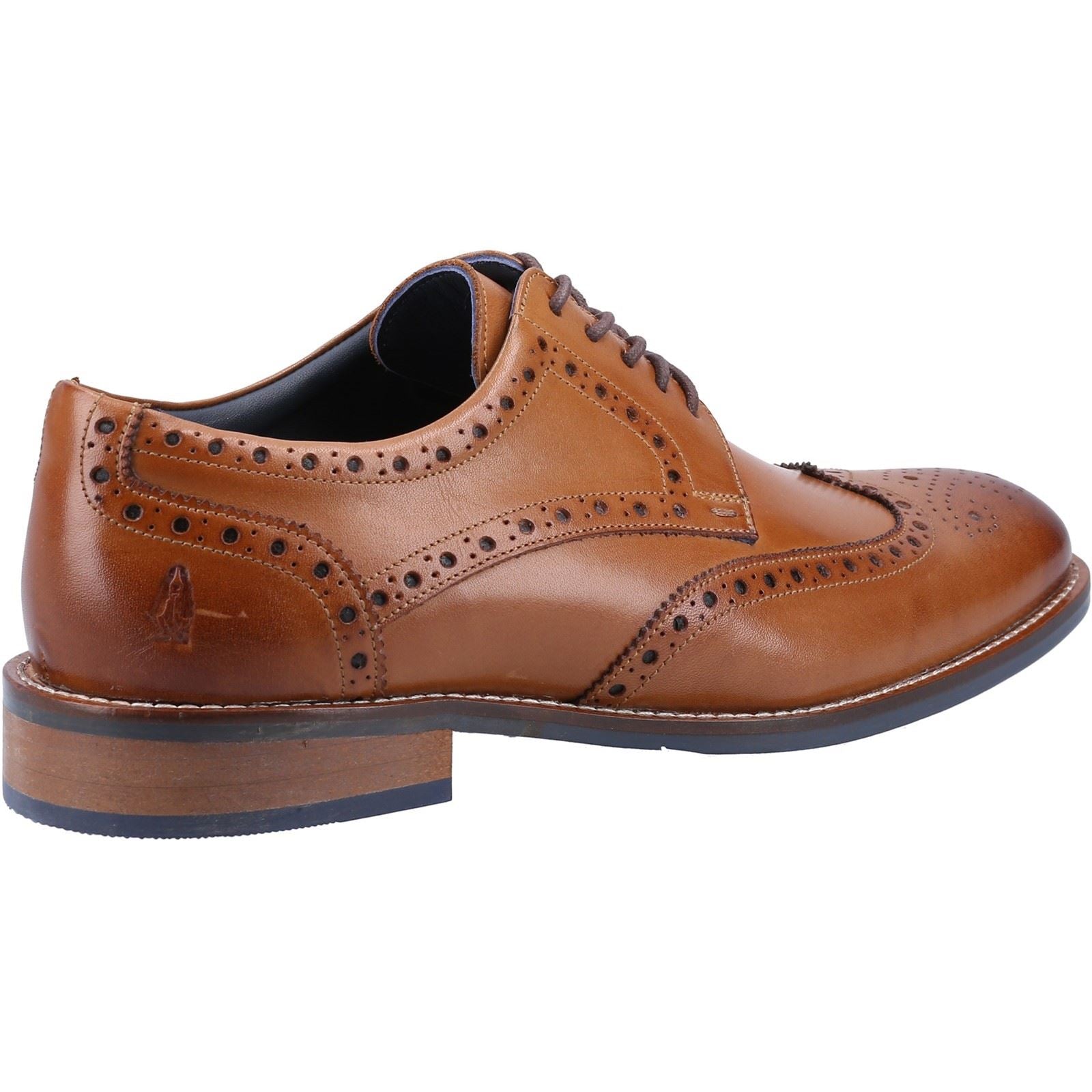 Hush Puppies Dustin Brogue Leather Men's Tan Brogues Shoes