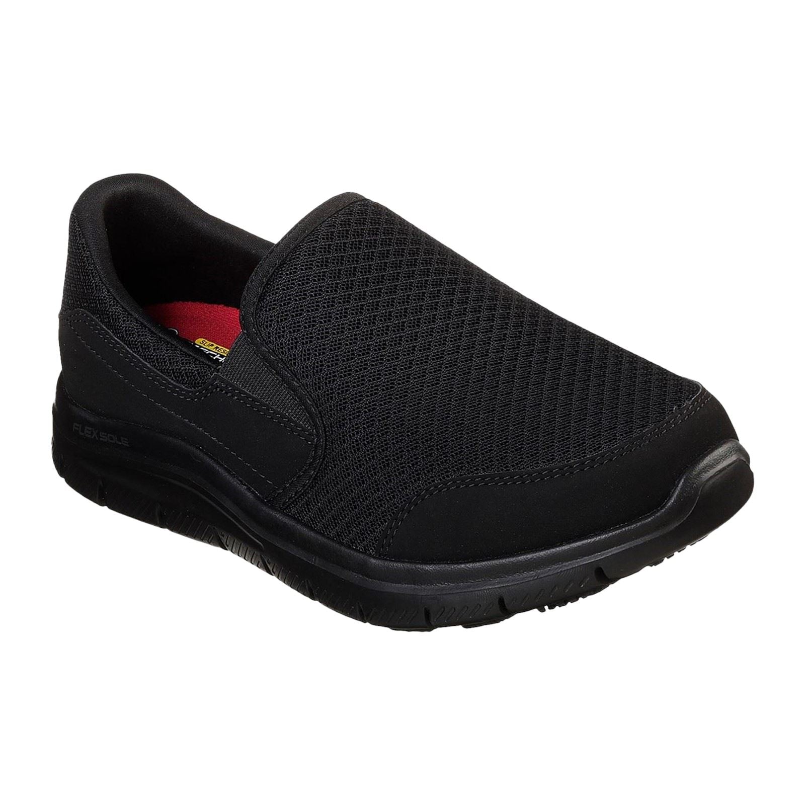 Skechers Workwear Cozard Sr Leather Women's Black Safety Sneakers