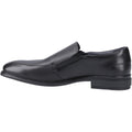 Pod Spear Leather Men's Black Slip-On Shoes