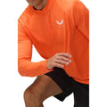 Castore Adapt Training 1/4 Zip Top Polyester Men's Orange Activewear T-Shirts