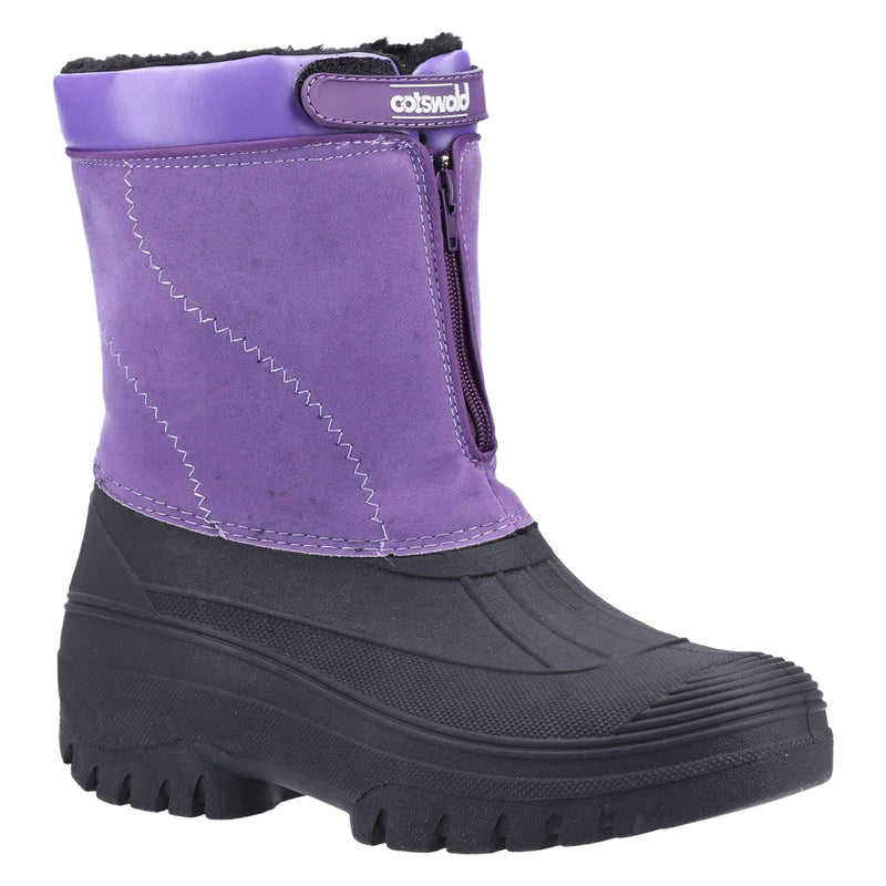 Cotswold Venture Synthetic Purple Wellington Boots