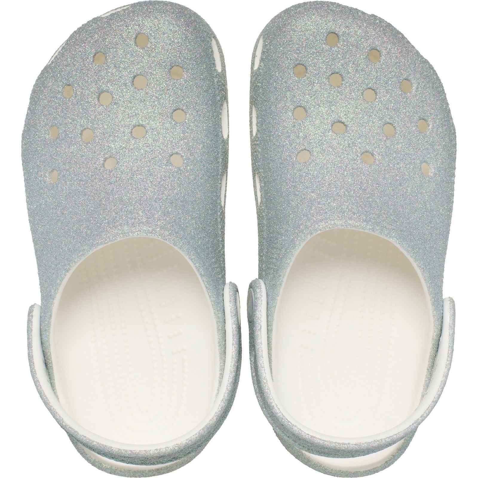 Crocs Classic Glitter Clog Synthetic Loafers