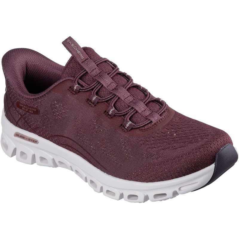 Skechers Glide-Step Elevate Amaze Textile Women's Burgundy Sneakers