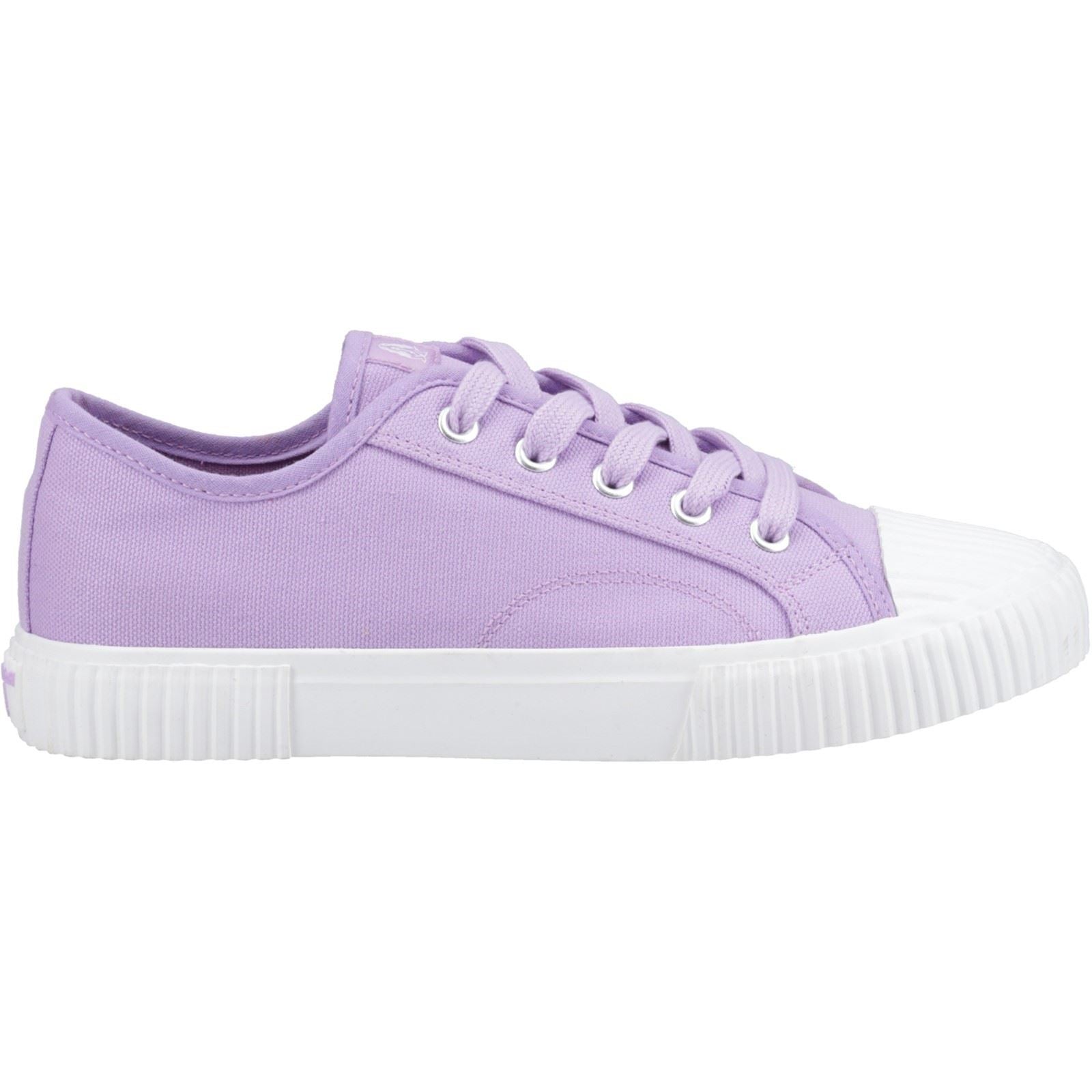 Hush Puppies Freya Canvas Textile Women's Lilac Sneakers