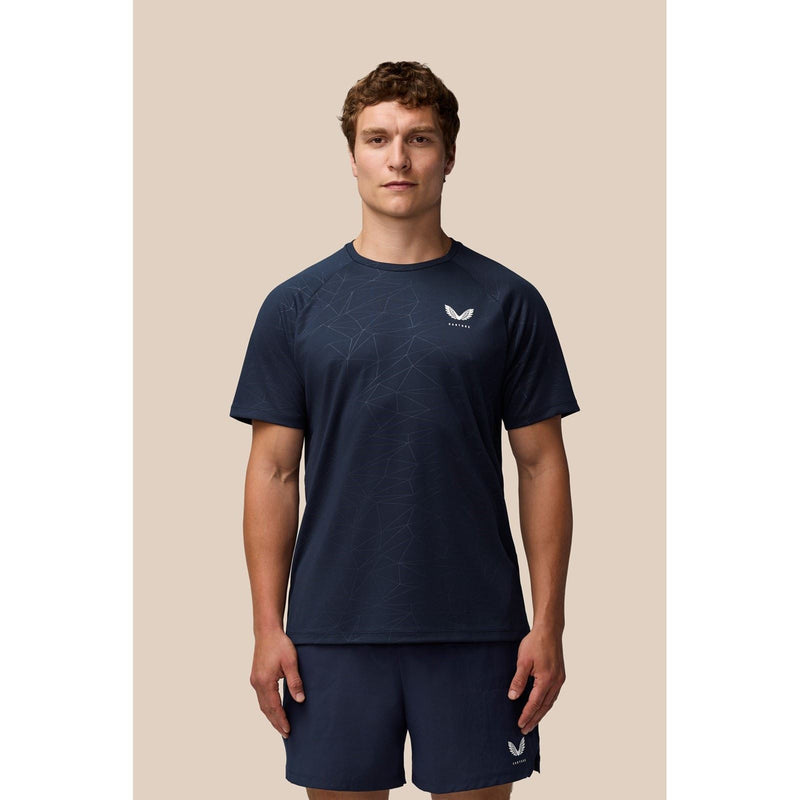 Castore Adapt Training T-Shirt Polyester Men's Blue Activewear T-Shirts