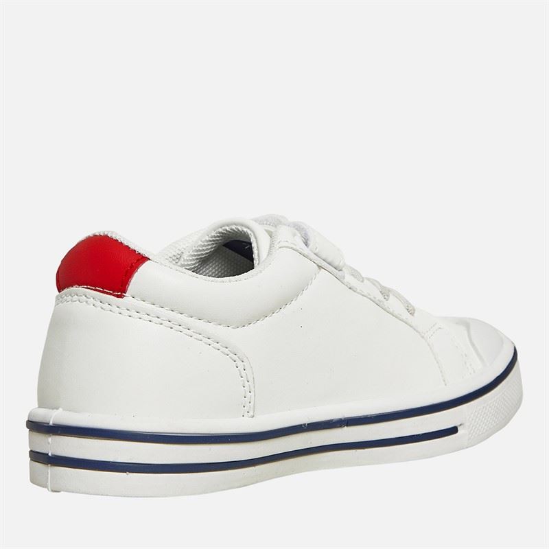 Penguin Junior Rainbow White Sneakers