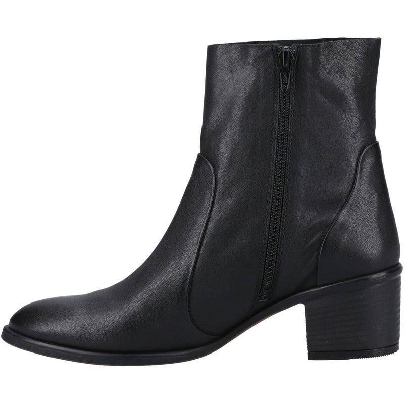 Hush Puppies Winona Leather Women's Black Boots