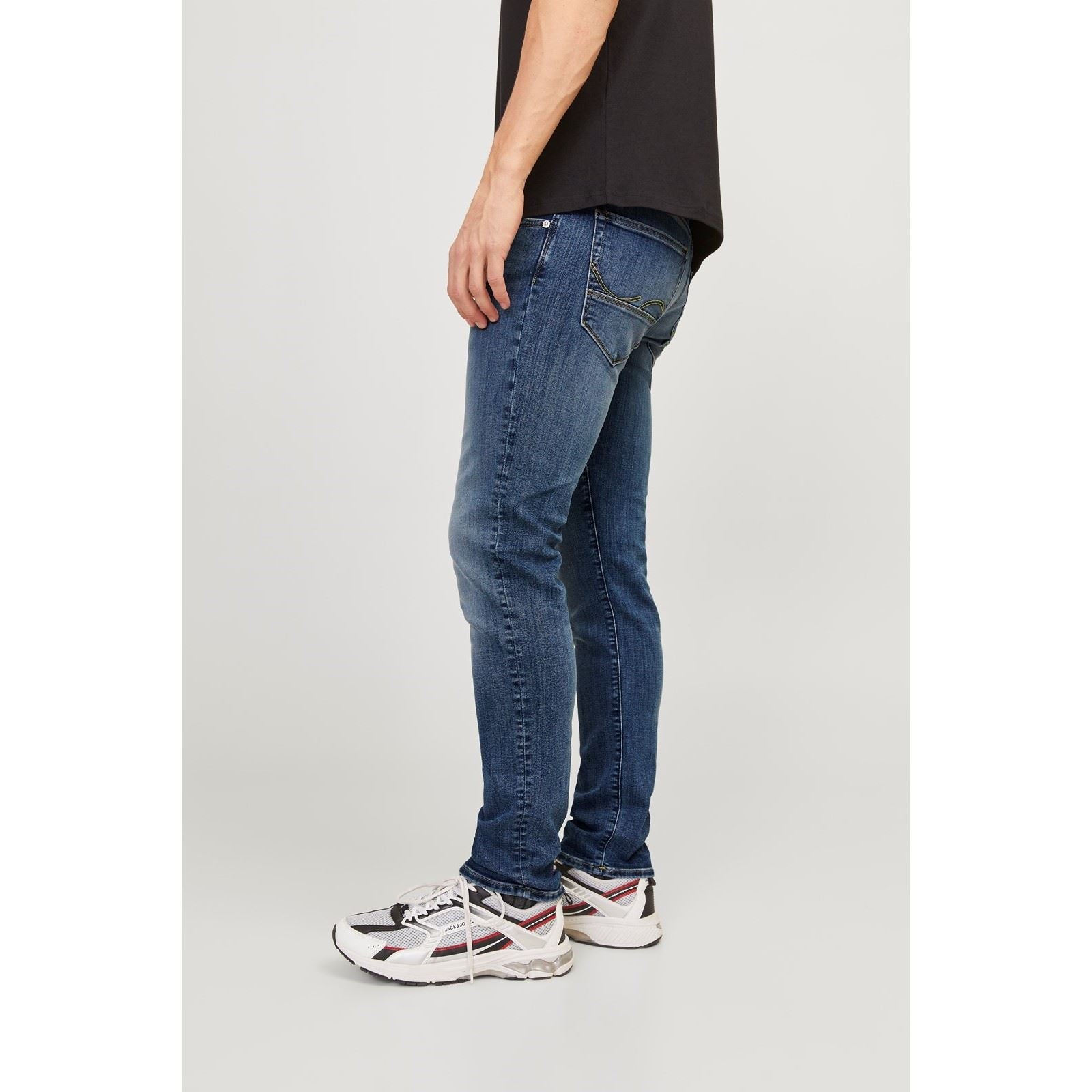 Jack & Jones Glenn Fox Cotton Men's Blue Slim Jeans