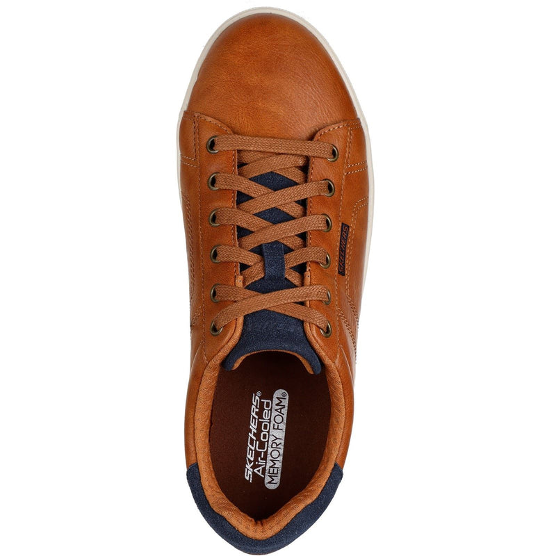 Skechers Cavell Hensley Synthetic Men's Luggage Sneakers