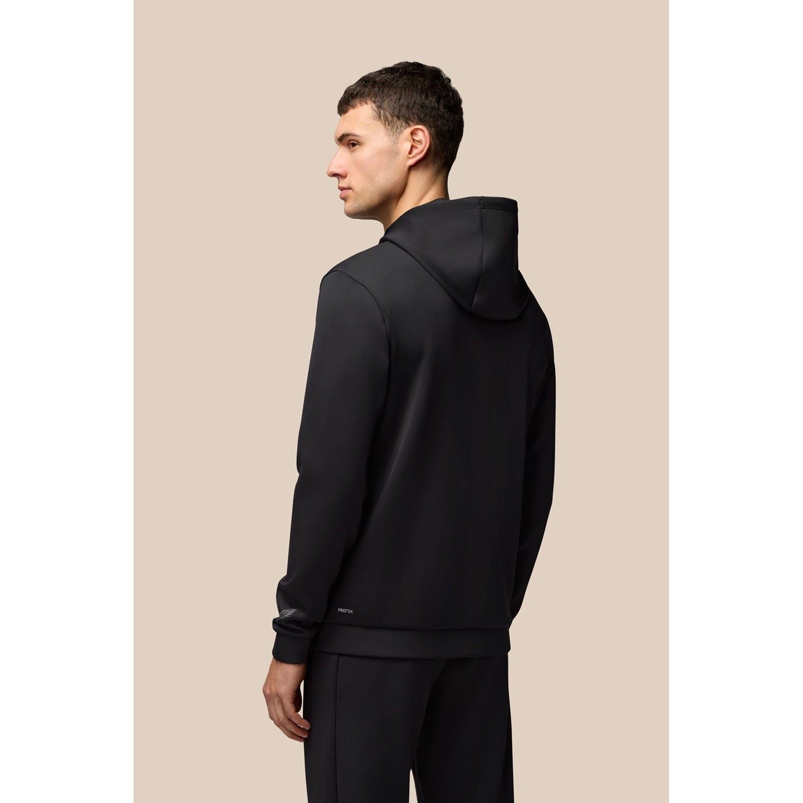 Castore Scuba Full Zip Through Hoody Synthetic Men's Black Hooded Sweatshirt