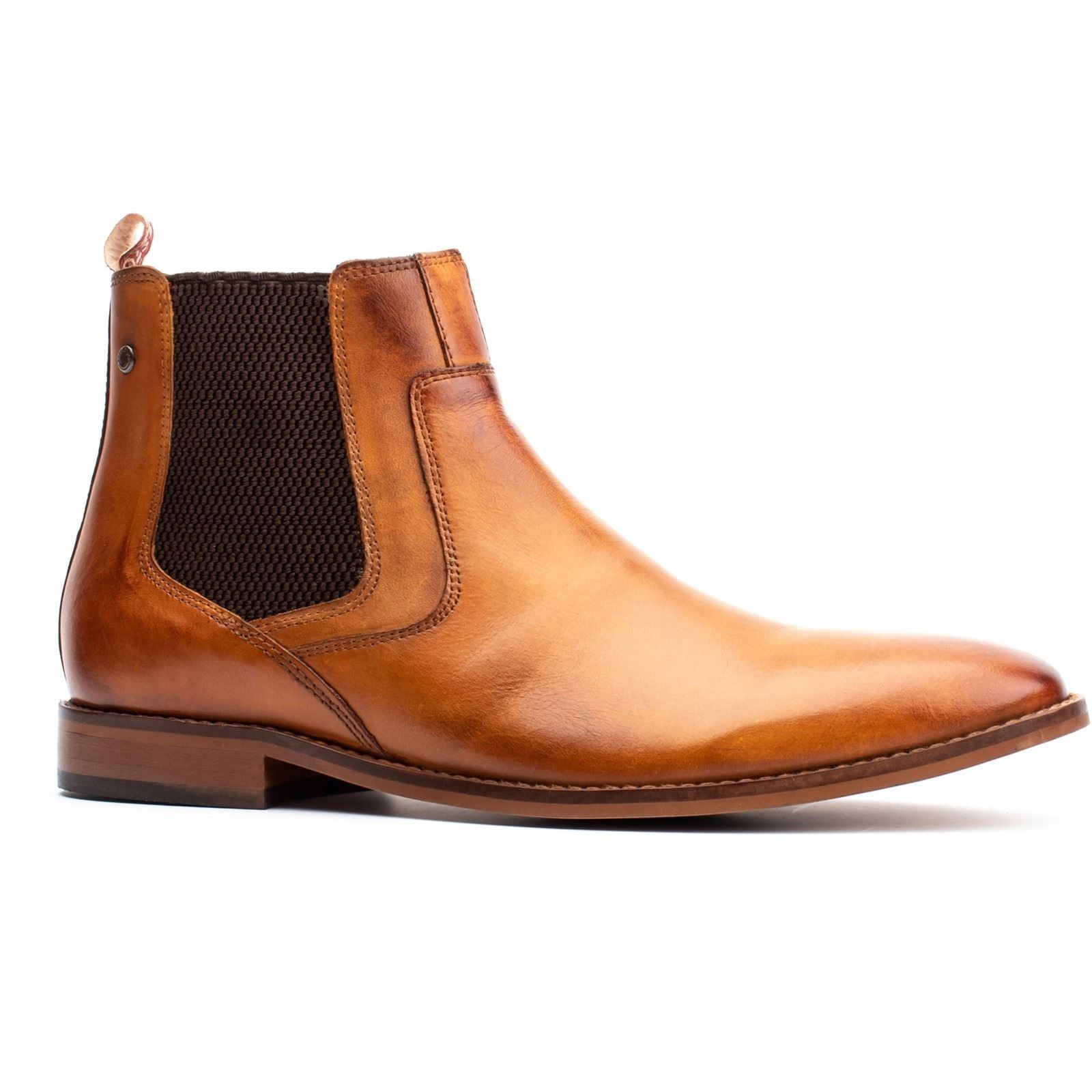 Base London Scout Leather Men's Tan Boots