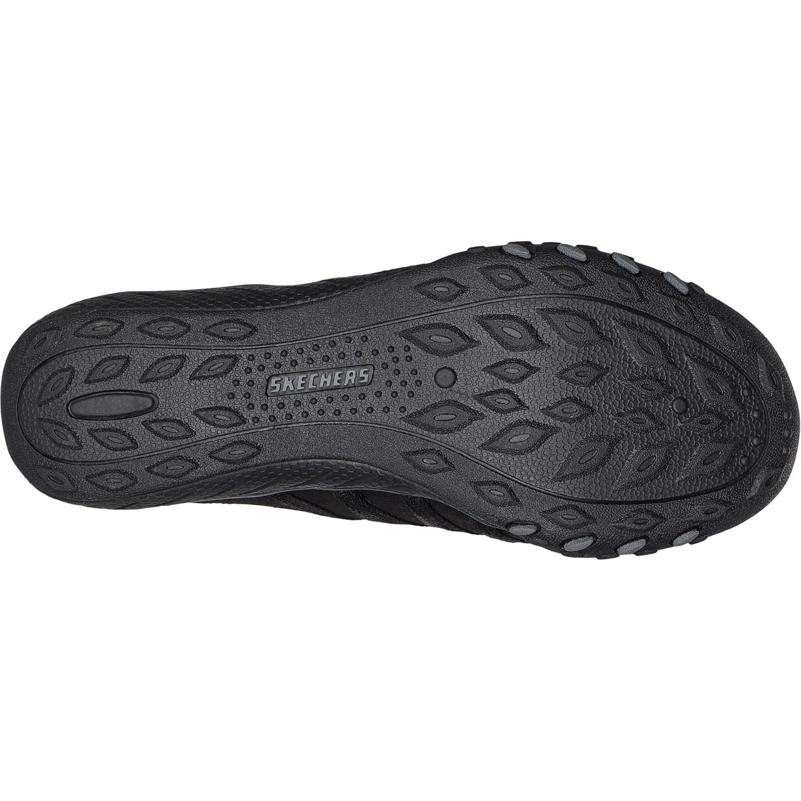 Skechers Breathe-Easy - Roll-With-Me Textile Women's Black Sneakers