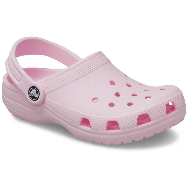 Crocs Kids' Classic Clog Synthetic Pink Milk Loafers