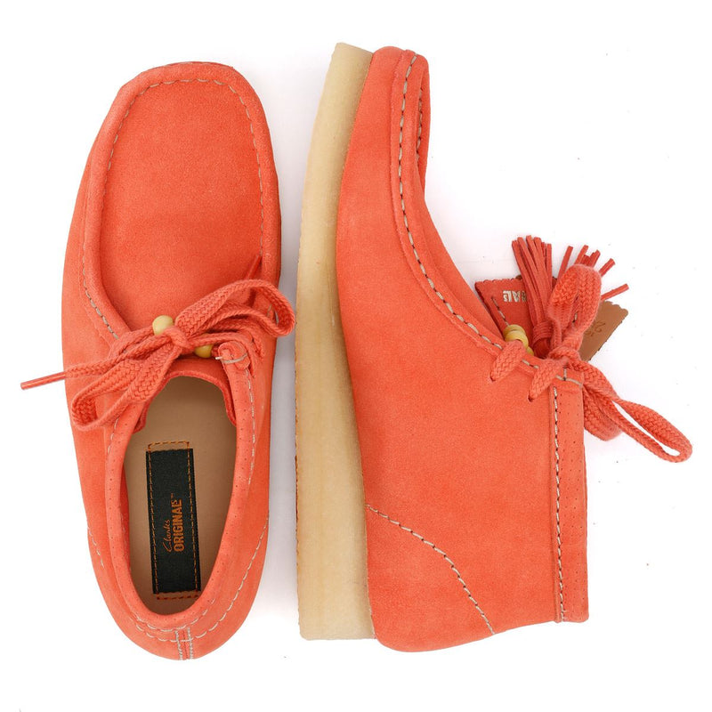 Clarks Originals Wallabee Suede Women's Coral Boots