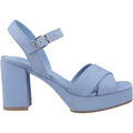 Hush Puppies Ophelia Suede Women's Blue Sandals