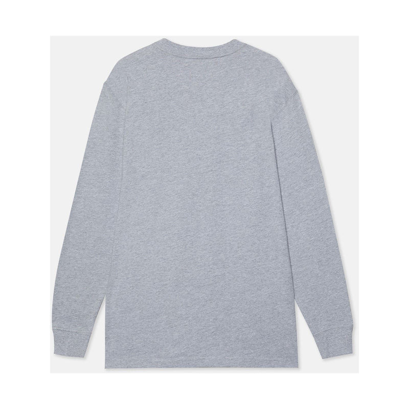 Dickies Pocket Long Sleeve Cotton Men's Grey T-Shirt