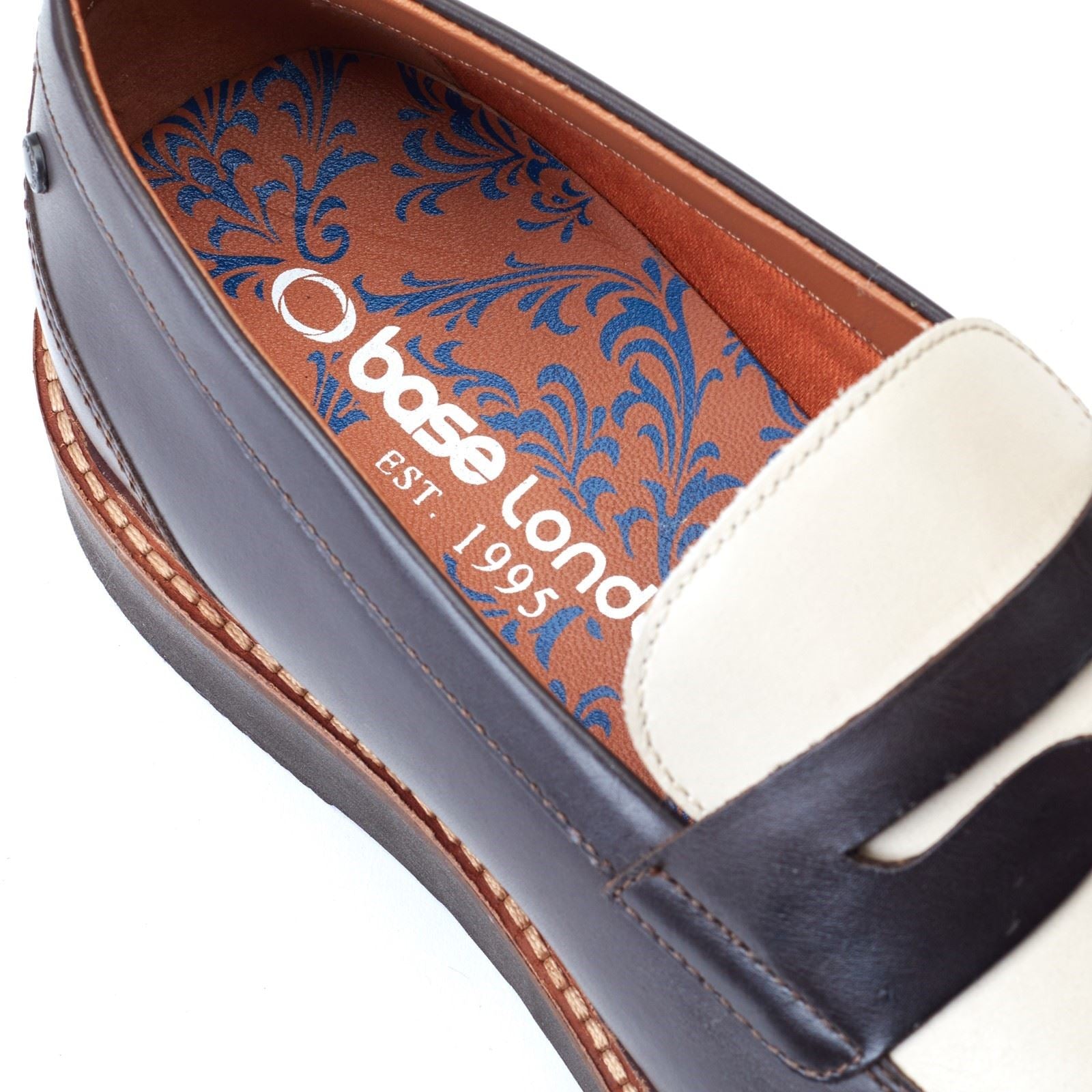 Base London Sid Leather Men's Brown/Beige Loafers