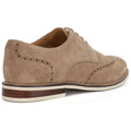 Dune Stanford Suede Men's Beige Brogues Shoes