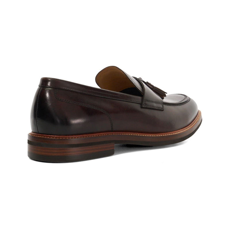 Dune Shaw Leather Men's Brown Loafers