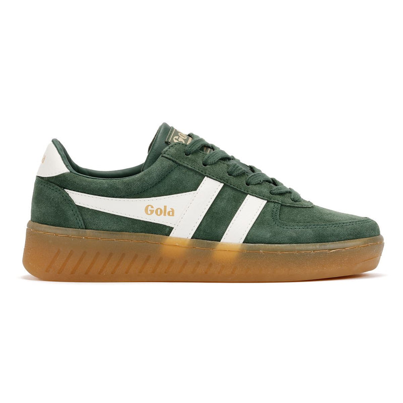 Gola Grandslam Suede Women's Evergreen/Off White Sneakers