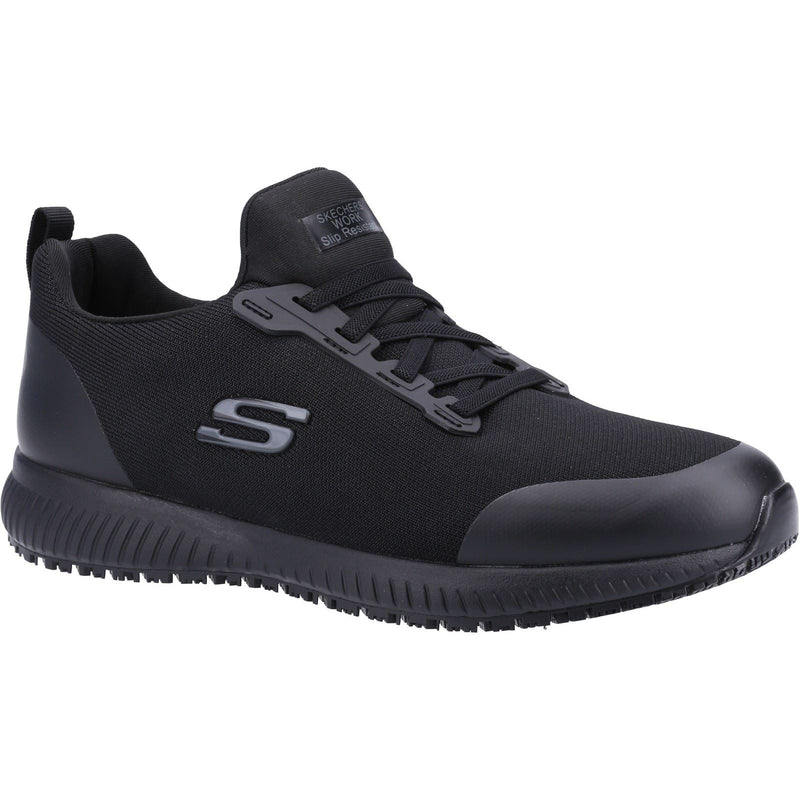 Skechers Workwear Squad SR Myton Textile Men's Black Safety Sneakers